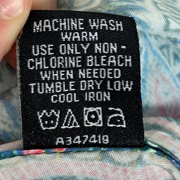 Anthropologie Tolani Bohemian Print Kimono Top Blue Hippie Festival Print XS P - Picture 8 of 9